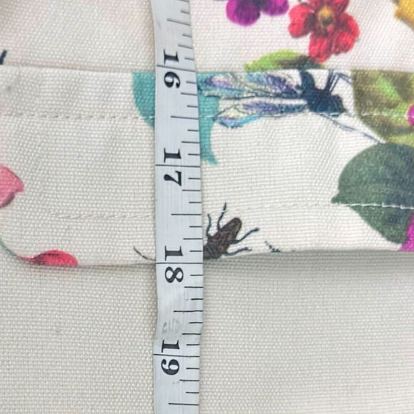 Ted Baker London Floral Jacket Size 5 (XL) Vibrant Botanical Satin Lined Coat - Picture 6 of 10